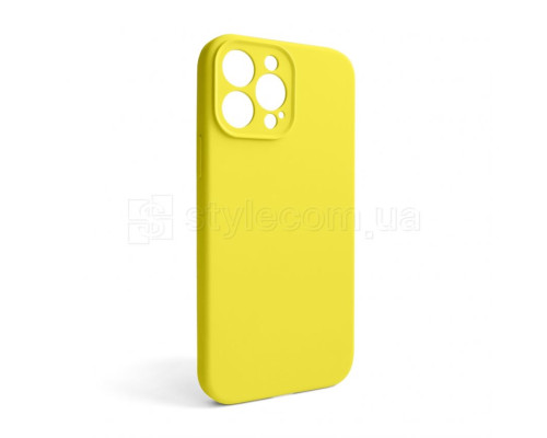 Чохол Full Silicone Case для Apple iPhone 13 Pro Max canary yellow (50) закрита камера (без логотипу) TPS-2710000256458