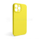 Чохол Full Silicone Case для Apple iPhone 13 Pro Max canary yellow (50) закрита камера (без логотипу) TPS-2710000256458