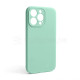 Чохол Full Silicone Case для Apple iPhone 13 Pro new blue (67) закрита камера (без логотипу) TPS-2710000256144