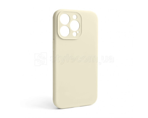 Чохол Full Silicone Case для Apple iPhone 13 Pro antique white (10) закрита камера (без логотипу) TPS-2710000256168