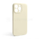 Чохол Full Silicone Case для Apple iPhone 13 Pro antique white (10) закрита камера (без логотипу) TPS-2710000256168