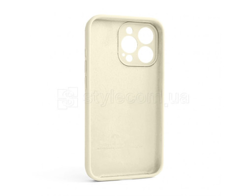 Чохол Full Silicone Case для Apple iPhone 13 Pro antique white (10) закрита камера (без логотипу) TPS-2710000256168