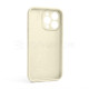 Чохол Full Silicone Case для Apple iPhone 13 Pro antique white (10) закрита камера (без логотипу) TPS-2710000256168