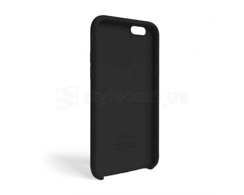 Чохол Full Silicone Case для Apple iPhone 6, 6s black (18) (без логотипу) TPS-2710000256472