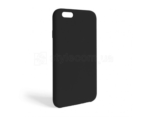 Чохол Full Silicone Case для Apple iPhone 6, 6s black (18) (без логотипу) TPS-2710000256472