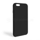 Чохол Full Silicone Case для Apple iPhone 6, 6s black (18) (без логотипу) TPS-2710000256472