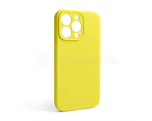 Чохол Full Silicone Case для Apple iPhone 13 Pro canary yellow (50) закрита камера (без логотипу) TPS-2710000256199