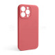 Чохол Full Silicone Case для Apple iPhone 13 Pro camellia (25) закрита камера (без логотипу) TPS-2710000256205