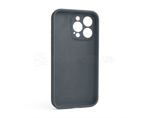 Чохол Full Silicone Case для Apple iPhone 13 Pro dark grey (15) закрита камера (без логотипу) TPS-2710000256212