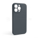 Чохол Full Silicone Case для Apple iPhone 13 Pro dark grey (15) закрита камера (без логотипу) TPS-2710000256212