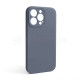 Чохол Full Silicone Case для Apple iPhone 13 Pro lavender grey (28) закрита камера (без логотипу) TPS-2710000256250