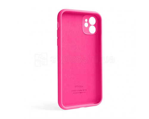 Чохол Full Silicone Case для Apple iPhone 12 shiny pink (38) закрита камера (без логотипу) TPS-2710000255222