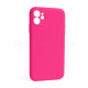 Чохол Full Silicone Case для Apple iPhone 12 shiny pink (38) закрита камера (без логотипу) TPS-2710000255222