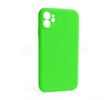 Чохол Full Silicone Case для Apple iPhone 12 shiny green (40) закрита камера (без логотипу) TPS-2710000255215