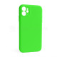 Чохол Full Silicone Case для Apple iPhone 12 shiny green (40) закрита камера (без логотипу) TPS-2710000255215