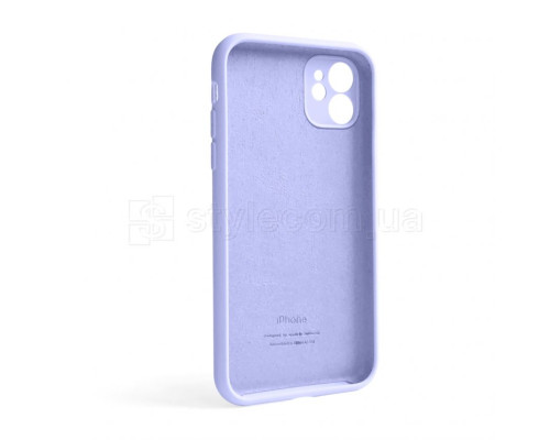 Чохол Full Silicone Case для Apple iPhone 12 lilac (39) закрита камера (без логотипу) TPS-2710000255093