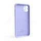 Чохол Full Silicone Case для Apple iPhone 12 lilac (39) закрита камера (без логотипу) TPS-2710000255093