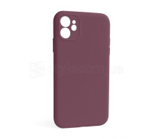 Чохол Full Silicone Case для Apple iPhone 12 maroon (42) закрита камера (без логотипу) TPS-2710000255109 2710000255109