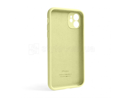 Чохол Full Silicone Case для Apple iPhone 12 mellow yellow (51) закрита камера (без логотипу) TPS-2710000255116