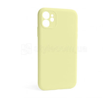 Чохол Full Silicone Case для Apple iPhone 12 mellow yellow (51) закрита камера (без логотипу) TPS-2710000255116