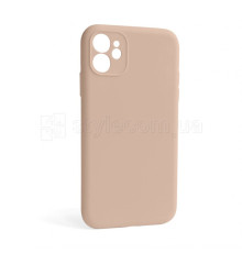 Чохол Full Silicone Case для Apple iPhone 12 nude (19) закрита камера (без логотипу)