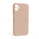 Чохол Full Silicone Case для Apple iPhone 12 nude (19) закрита камера (без логотипу) TPS-2710000255123