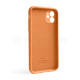 Чохол Full Silicone Case для Apple iPhone 12 papaya (49) закрита камера (без логотипу) TPS-2710000255147