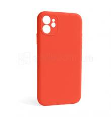 Чохол Full Silicone Case для Apple iPhone 12 orange (13) закрита камера (без логотипу)