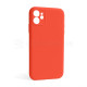 Чохол Full Silicone Case для Apple iPhone 12 orange (13) закрита камера (без логотипу) TPS-2710000255130