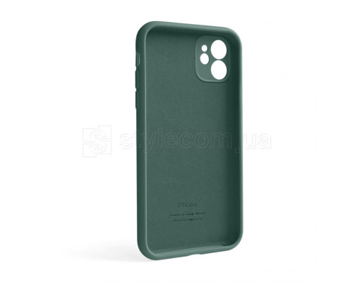 Чохол Full Silicone Case для Apple iPhone 12 pine green (55) закрита камера (без логотипу) TPS-2710000255154