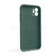 Чохол Full Silicone Case для Apple iPhone 12 pine green (55) закрита камера (без логотипу) TPS-2710000255154