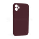 Чохол Full Silicone Case для Apple iPhone 12 plum (57) закрита камера (без логотипу) TPS-2710000255161