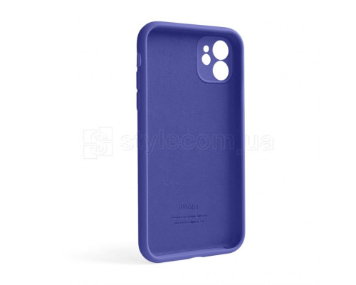 Чохол Full Silicone Case для Apple iPhone 12 purple (34) закрита камера (без логотипу) TPS-2710000255178