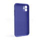 Чохол Full Silicone Case для Apple iPhone 12 purple (34) закрита камера (без логотипу) TPS-2710000255178