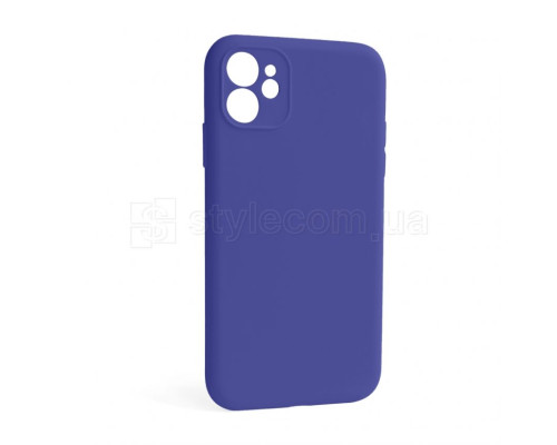 Чохол Full Silicone Case для Apple iPhone 12 purple (34) закрита камера (без логотипу) TPS-2710000255178