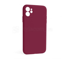 Чохол Full Silicone Case для Apple iPhone 12 rose red (37) закрита камера (без логотипу) TPS-2710000255192