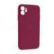 Чохол Full Silicone Case для Apple iPhone 12 rose red (37) закрита камера (без логотипу) TPS-2710000255192