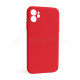 Чохол Full Silicone Case для Apple iPhone 12 red (14) закрита камера (без логотипу) TPS-2710000255185