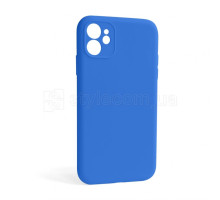 Чохол Full Silicone Case для Apple iPhone 12 royal blue (03) закрита камера (без логотипу) TPS-2710000255208