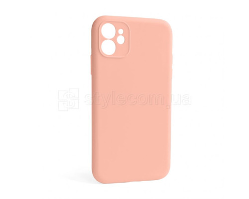 Чохол Full Silicone Case для Apple iPhone 12 grapefruit (61) закрита камера (без логотипу) TPS-2710000254805