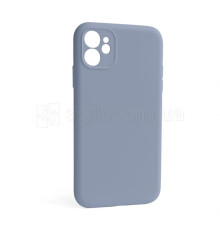 Чохол Full Silicone Case для Apple iPhone 12 sierra blue (62) закрита камера (без логотипу)