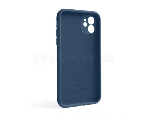 Чохол Full Silicone Case для Apple iPhone 12 deep navy (68) закрита камера (без логотипу) TPS-2710000254874