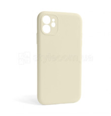 Чохол Full Silicone Case для Apple iPhone 12 antique white (10) закрита камера (без логотипу) TPS-2710000254881