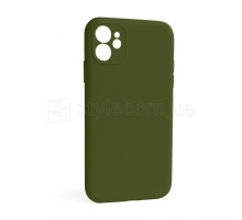 Чохол Full Silicone Case для Apple iPhone 12 army green (45) закрита камера (без логотипу) TPS-2710000254904