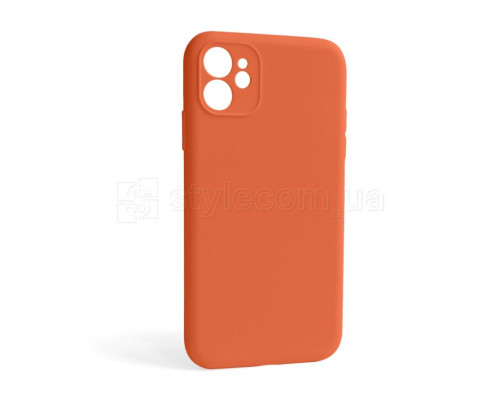 Чохол Full Silicone Case для Apple iPhone 12 apricot (02) закрита камера (без логотипу)