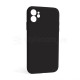 Чохол Full Silicone Case для Apple iPhone 12 black (18) закрита камера (без логотипу) TPS-2710000254928