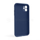 Чохол Full Silicone Case для Apple iPhone 12 blue cobalt (36) закрита камера (без логотипу) TPS-2710000254935