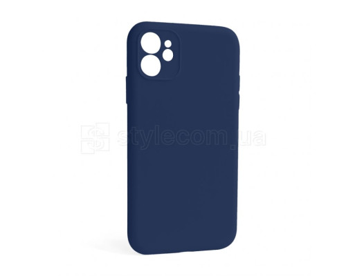 Чохол Full Silicone Case для Apple iPhone 12 blue cobalt (36) закрита камера (без логотипу) TPS-2710000254935