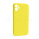 Чохол Full Silicone Case для Apple iPhone 12 canary yellow (50) закрита камера (без логотипу) TPS-2710000254966