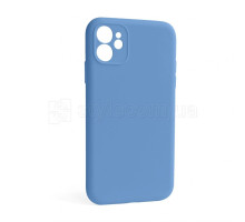 Чохол Full Silicone Case для Apple iPhone 12 cornflower (53) закрита камера (без логотипу) TPS-2710000254973